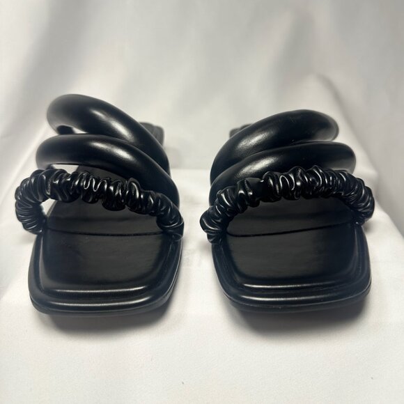 NWOB | JW PEI | Jada Flat Mule | Black | Sz 39 - Picture 6 of 10